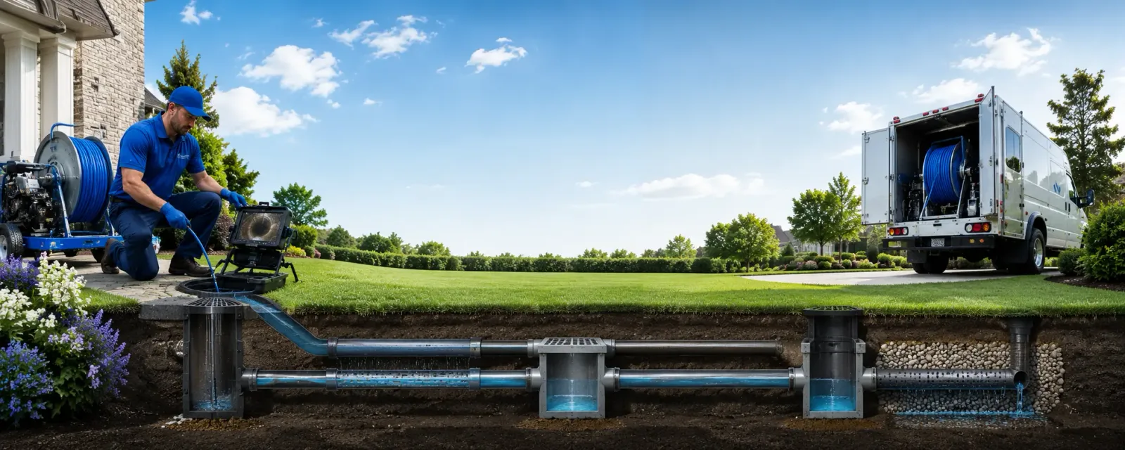 Outdoor drain cleaning information for Black, MO